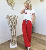 Pantalon Paula rouge