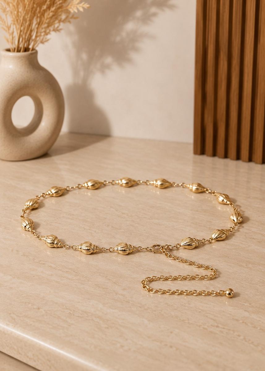 Ceinture coquillages