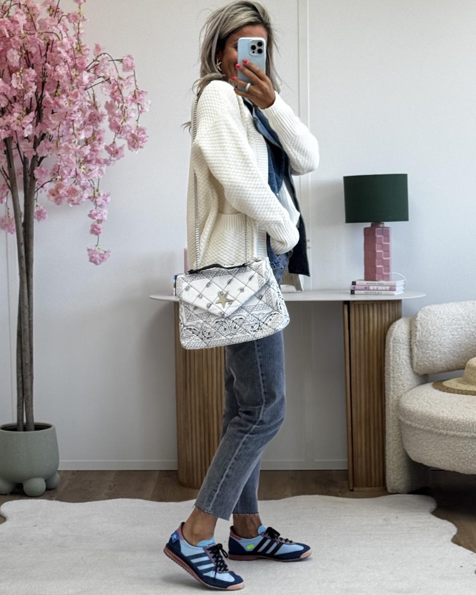 Sac matelassé blanc