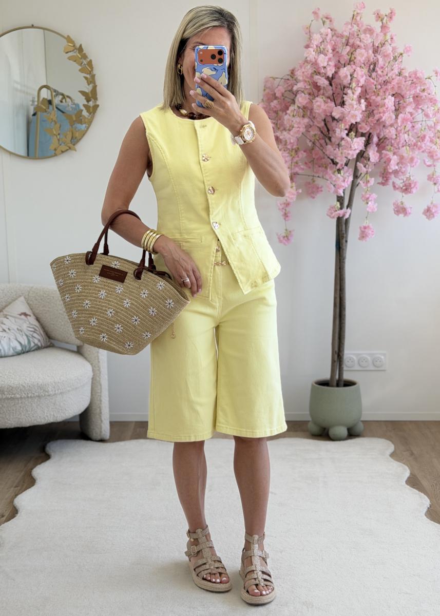 Ensemble Aaron jaune
