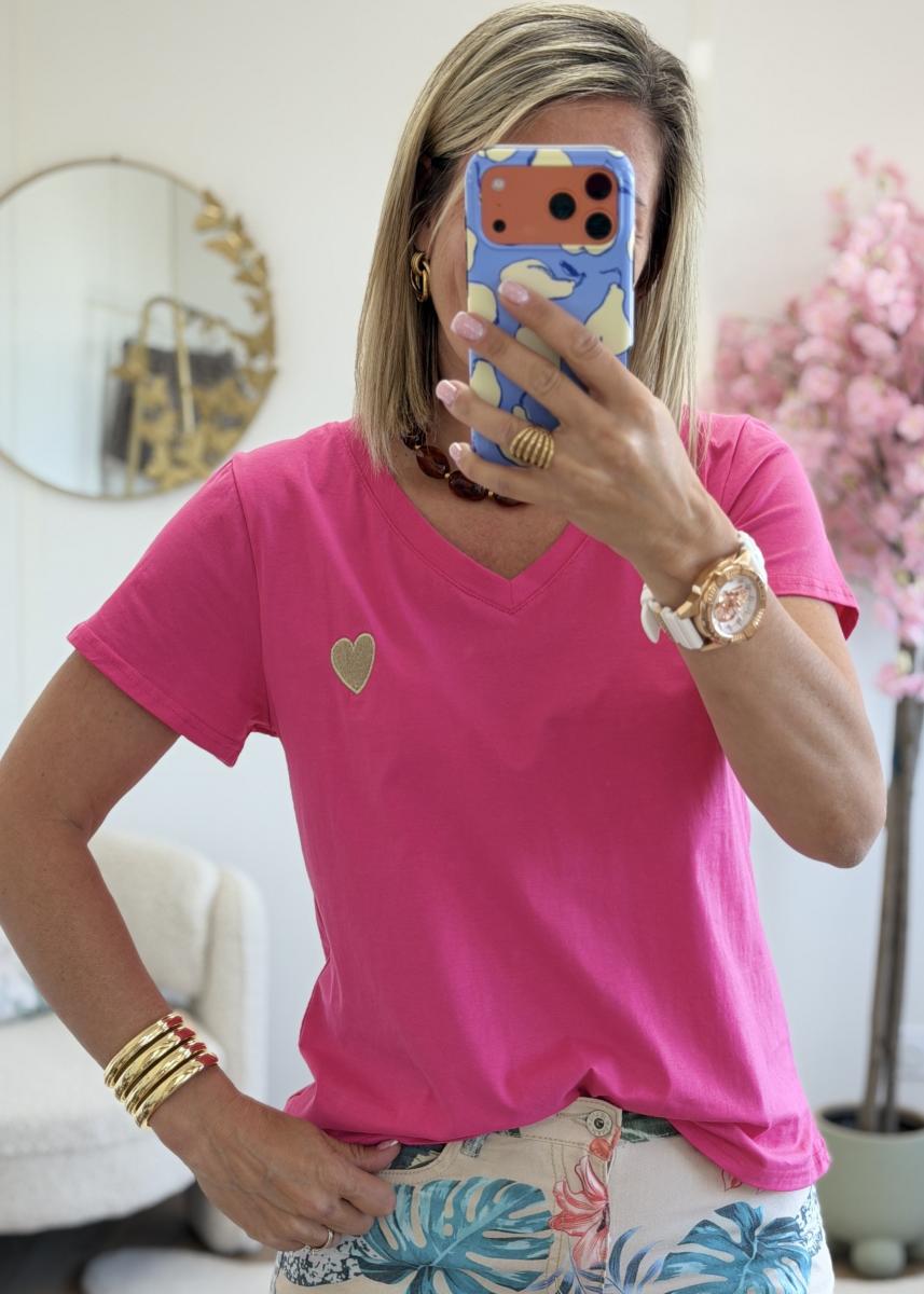 Tee shirt Yanis rose