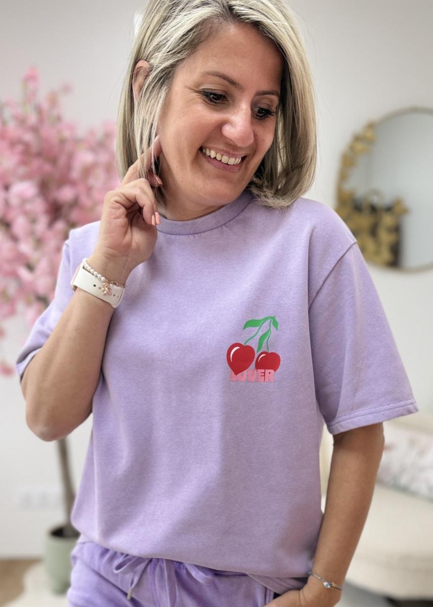 Ensemble Cherry lavande