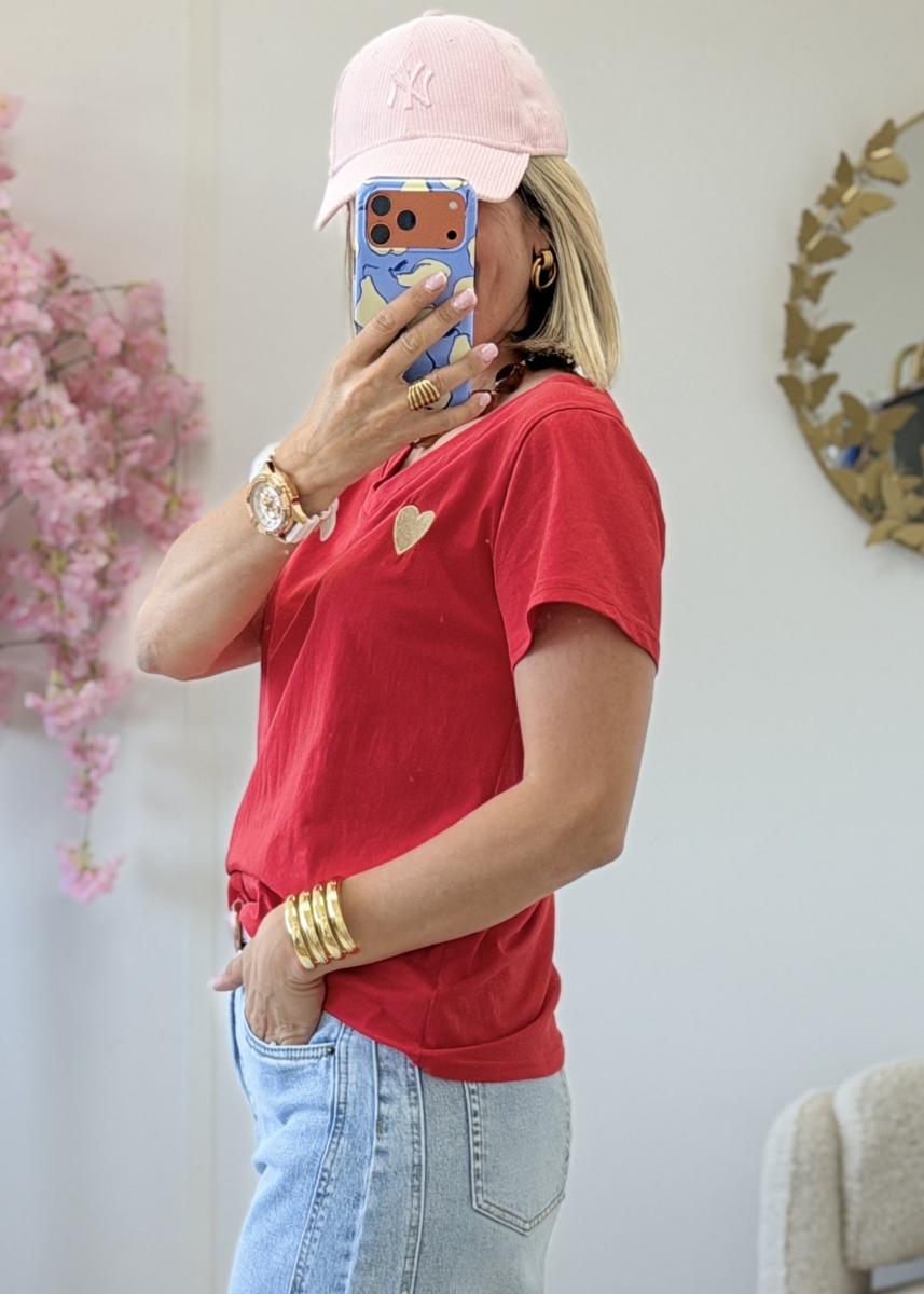 Tee shirt Yanis rouge