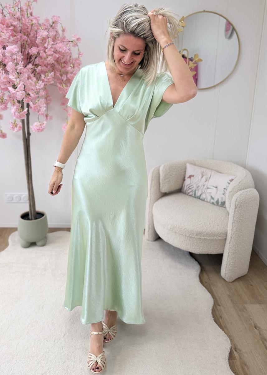 Robe Melodie vert d'eau