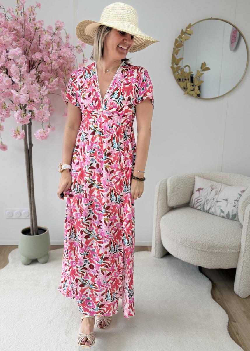 Robe Oceane fushia