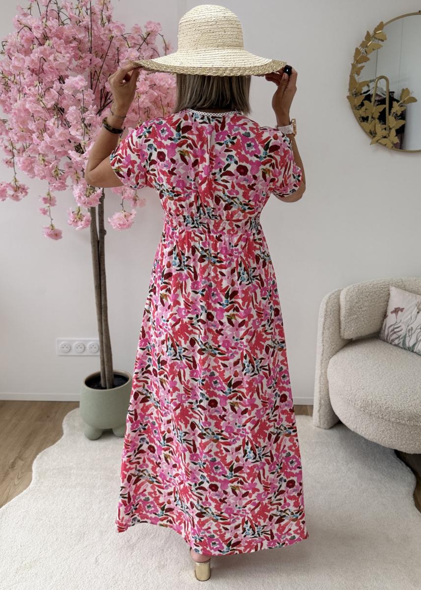 Robe Oceane fushia
