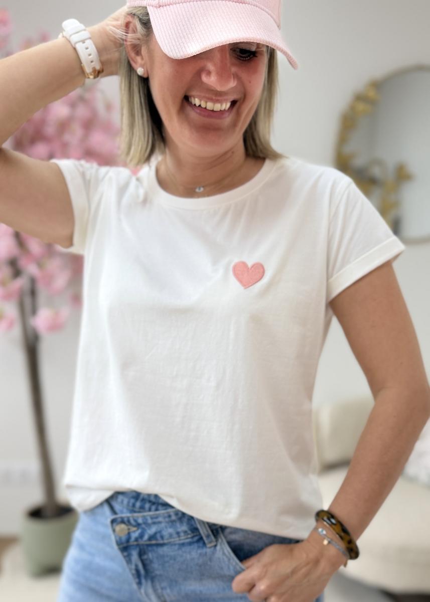 Tee shirt Aude rose