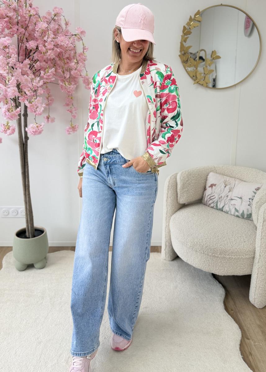 Tee shirt Aude rose