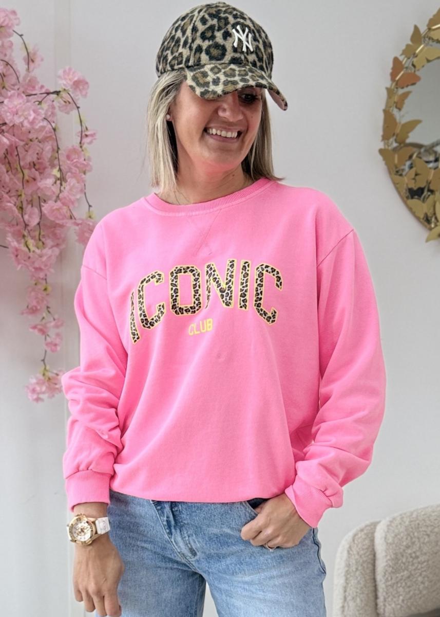 Sweat Logan rose fluo