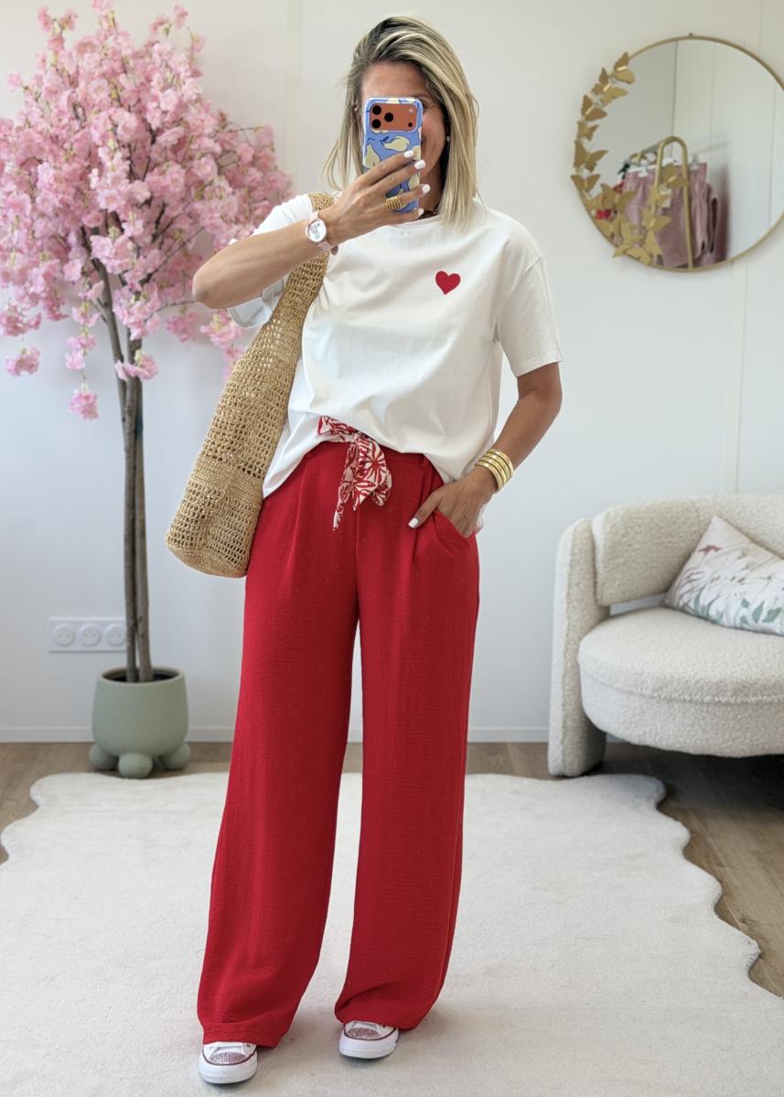 Tee shirt Solene blanc
