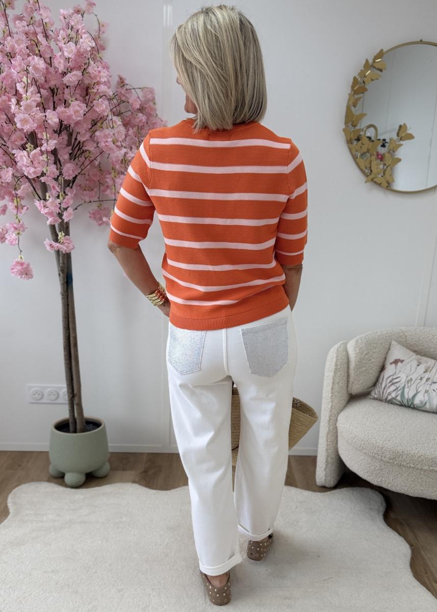 Jean Strass blanc (taille grand)