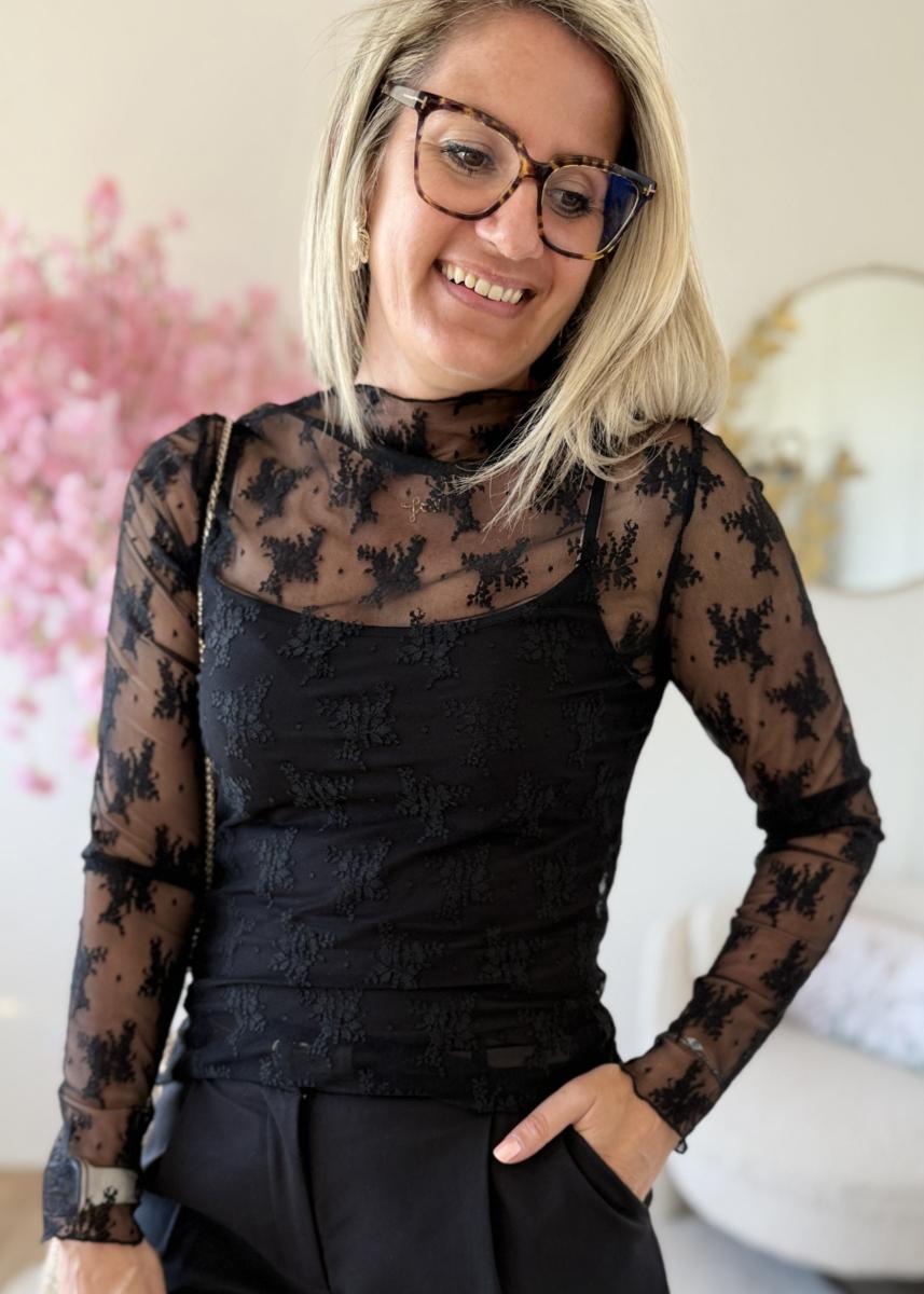 Top Malvina noir