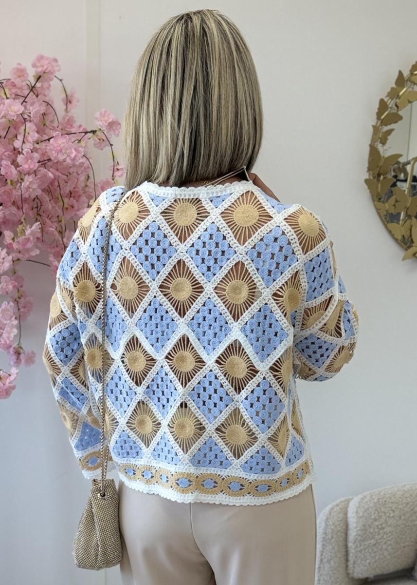 Pull Kloé bleu