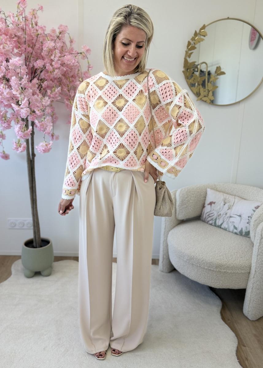 Pantalon Maelle beige