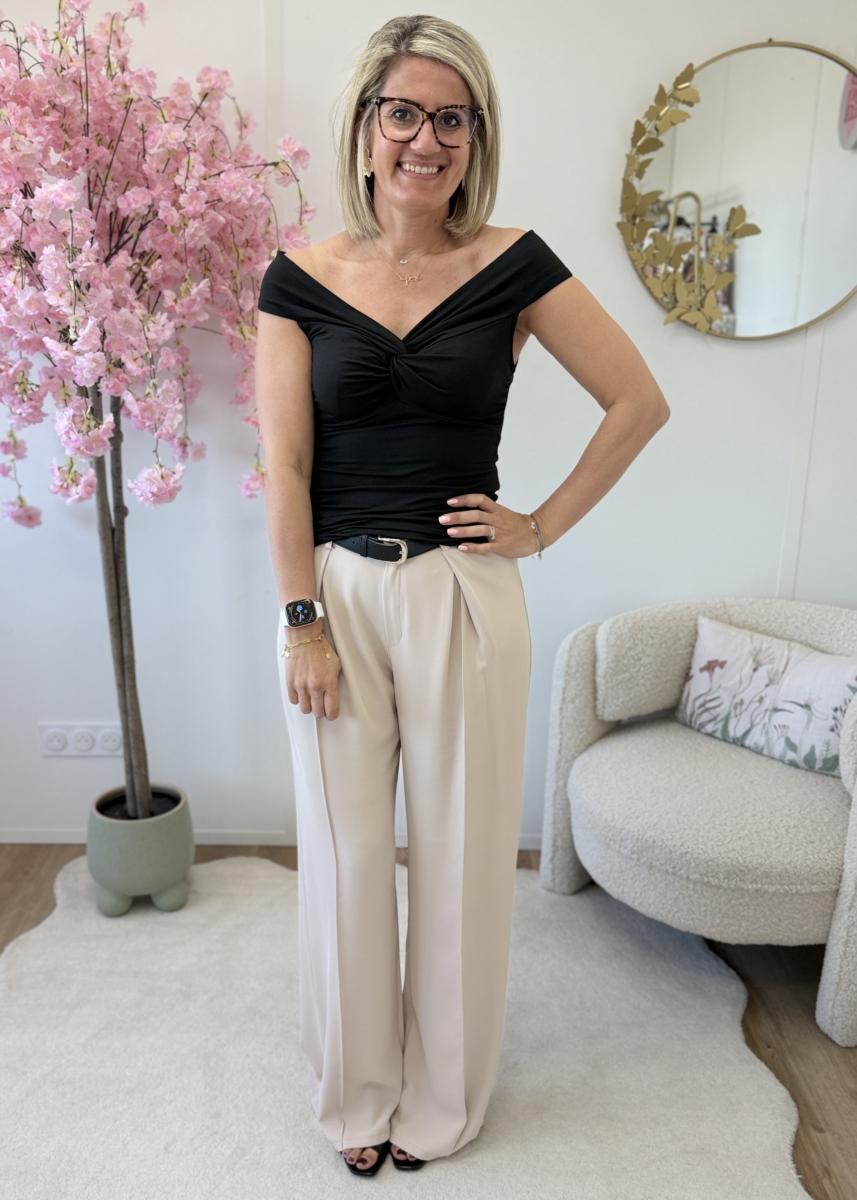Pantalon Maelle beige