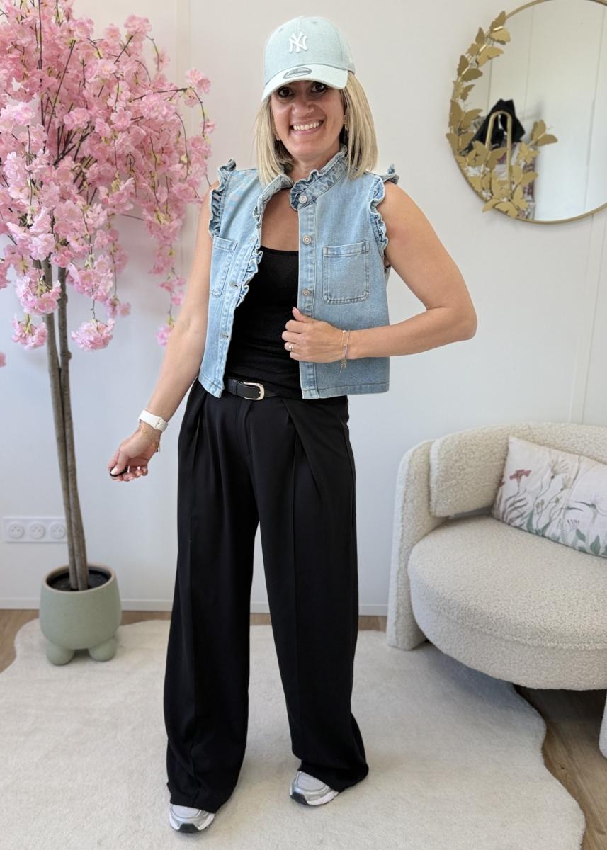 Pantalon Maelle noir