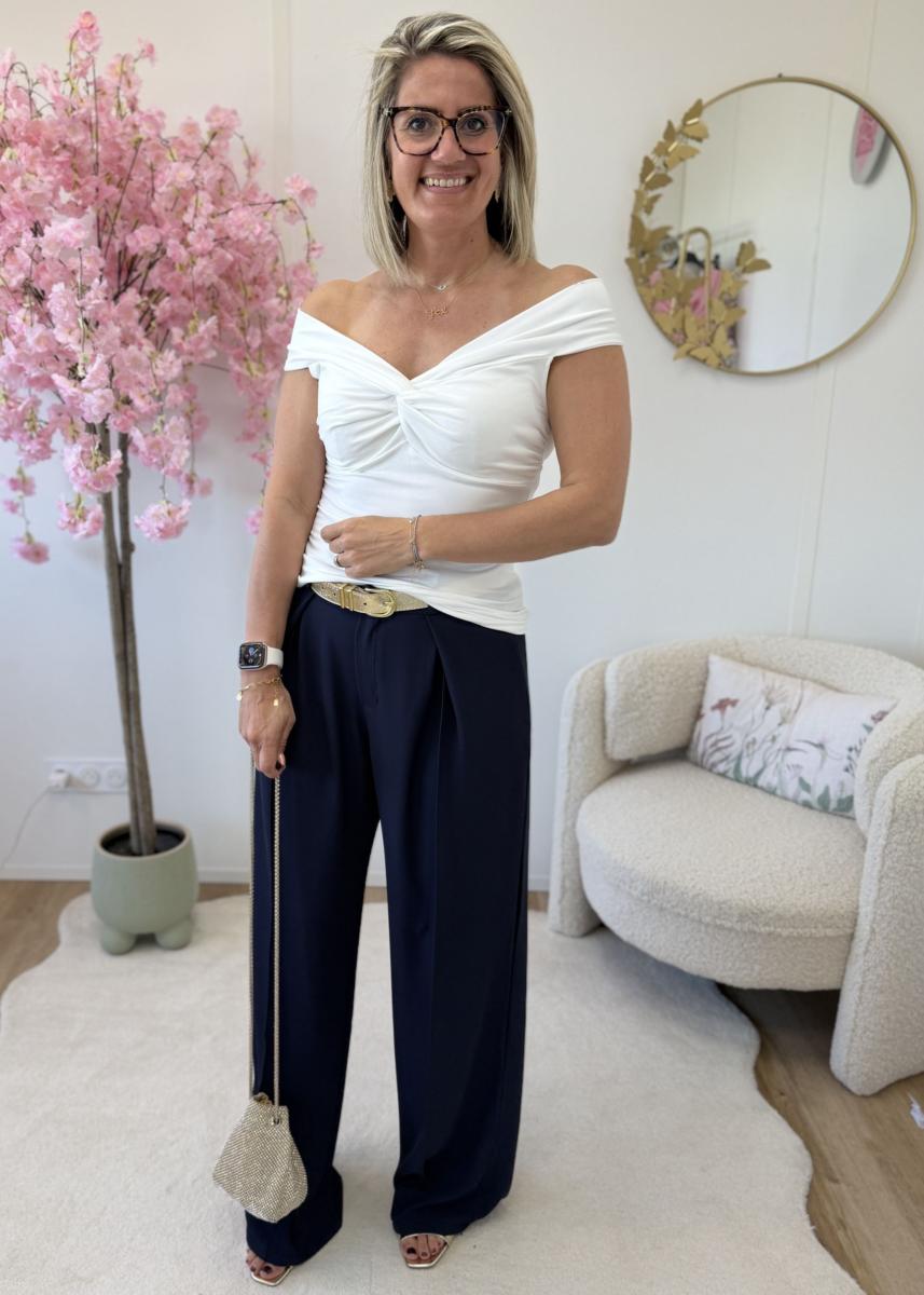 Pantalon Maelle marine