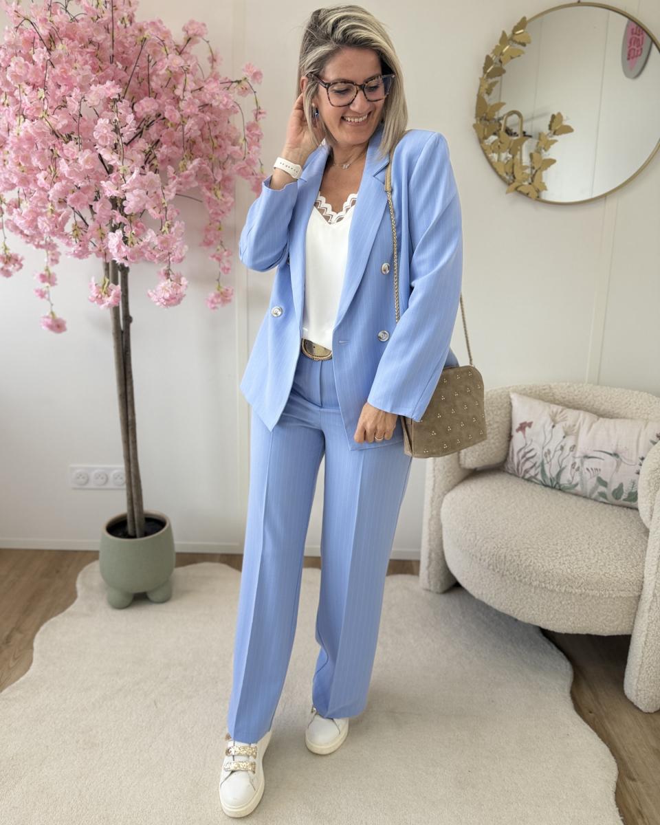 Blazer Agathe bleu