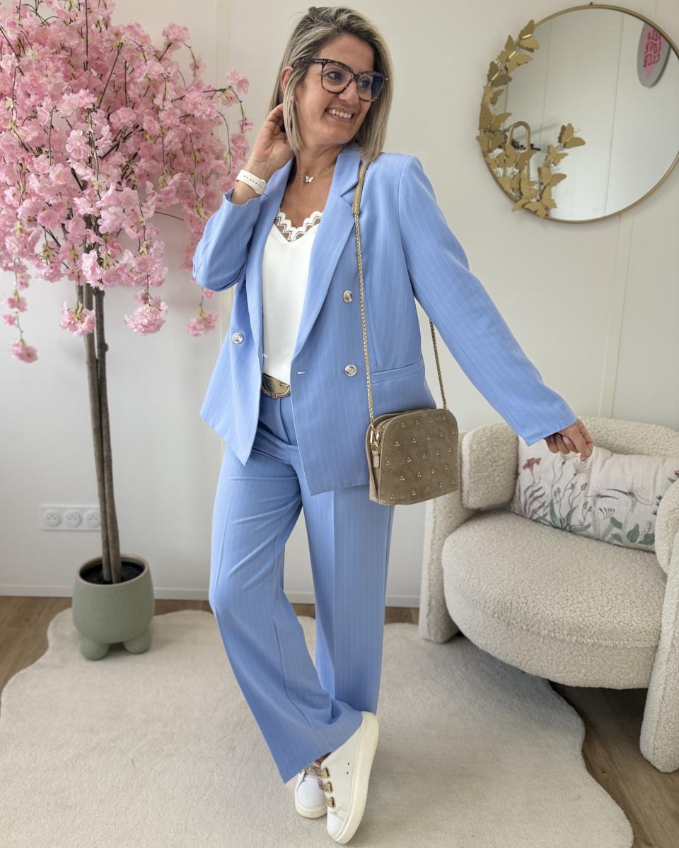 Blazer Agathe bleu