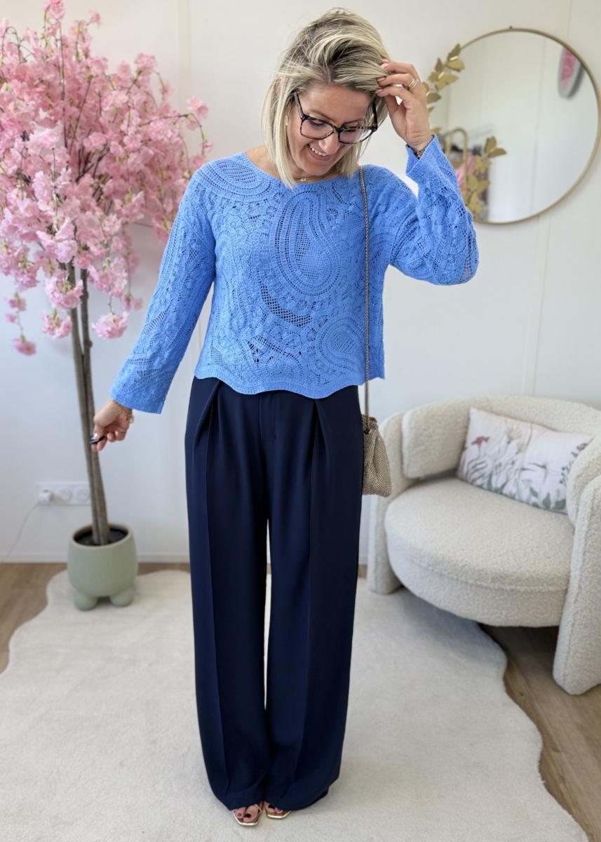 Pantalon Maelle marine
