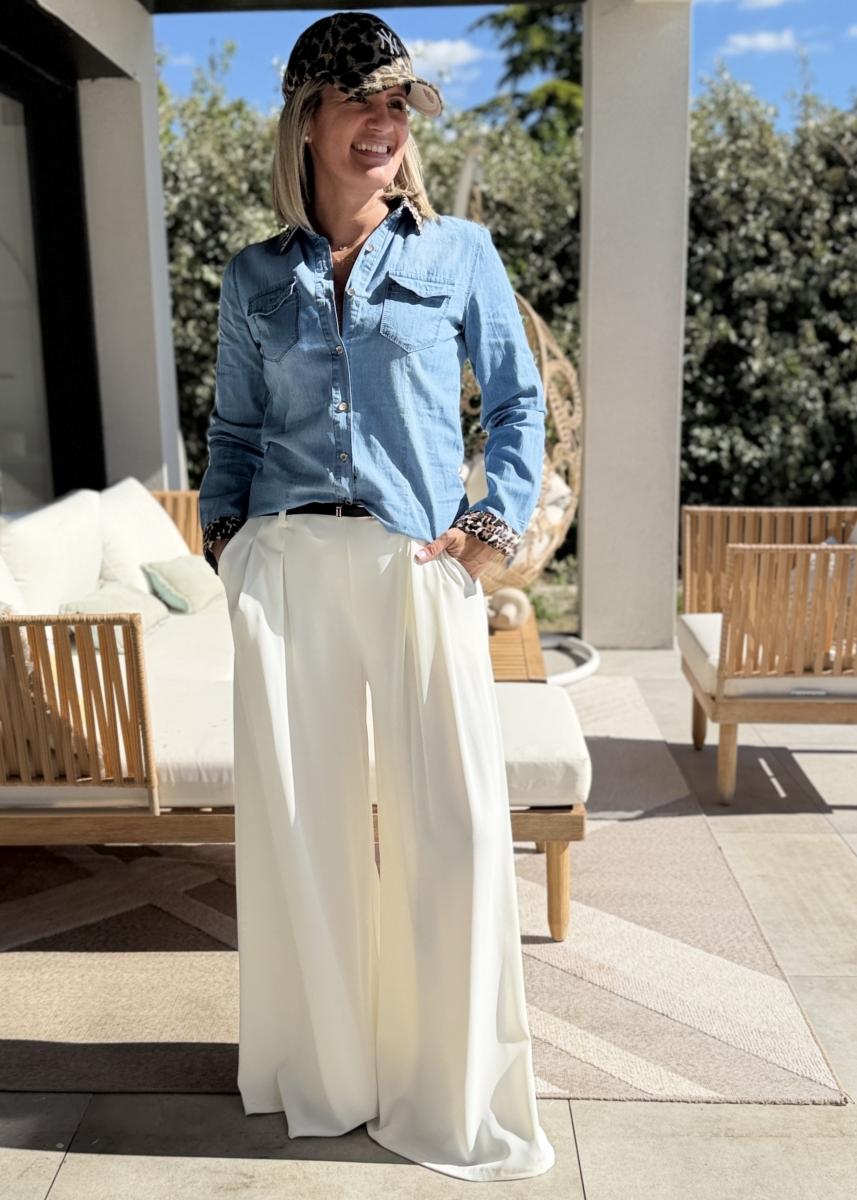 Pantalon Perrine blanc