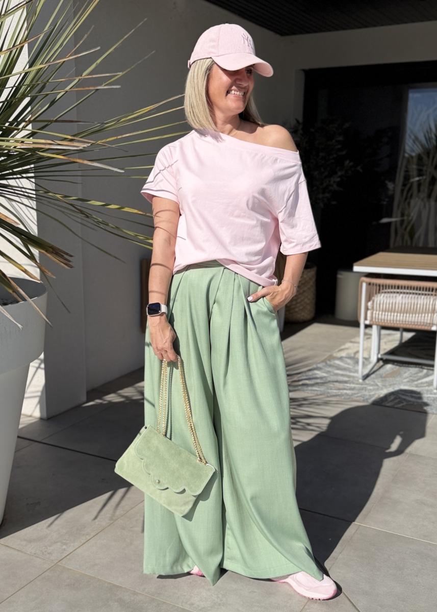 Pantalon Fiona vert