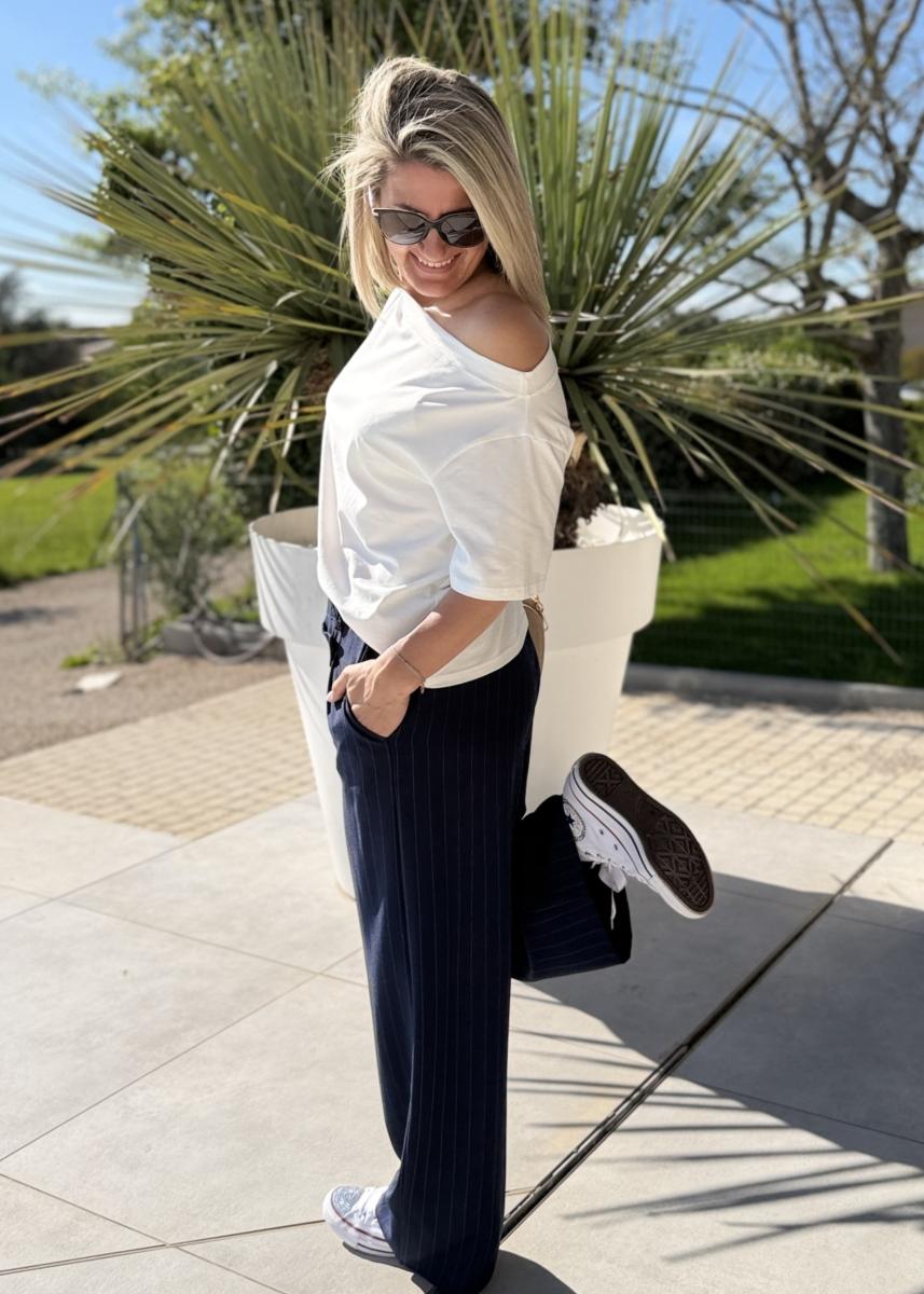 Pantalon Kais marine