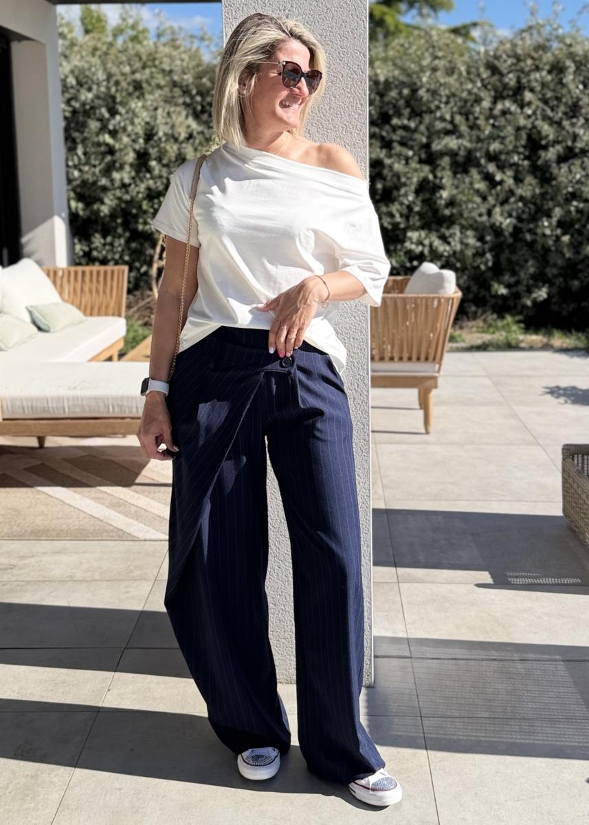 Pantalon Kais marine