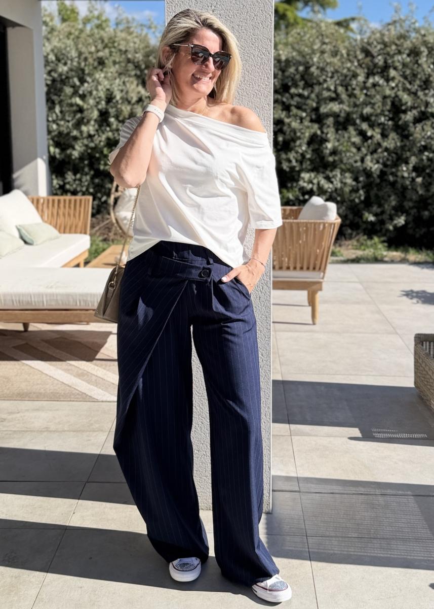 Pantalon Kais marine