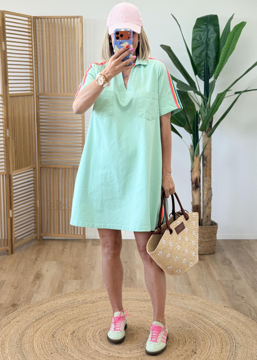Robe Rainbow menthe