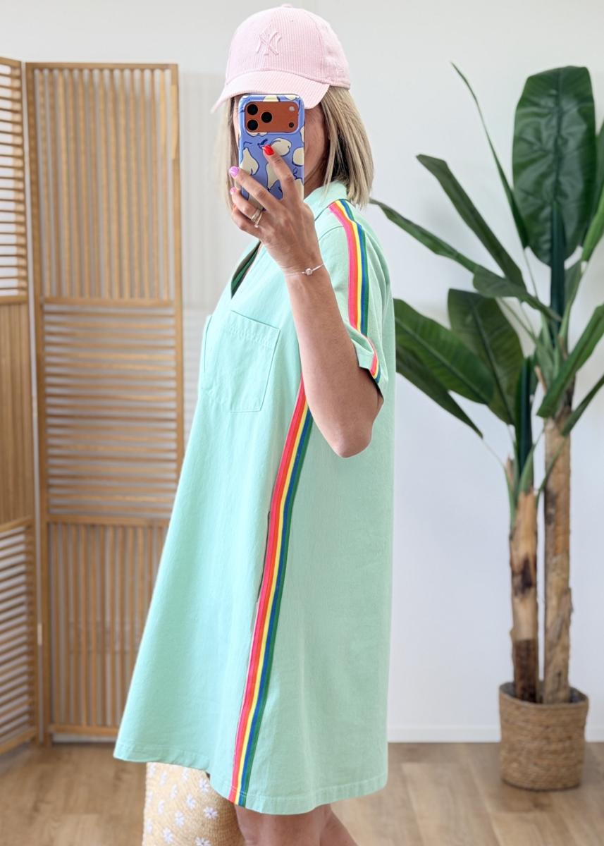 Robe Rainbow menthe