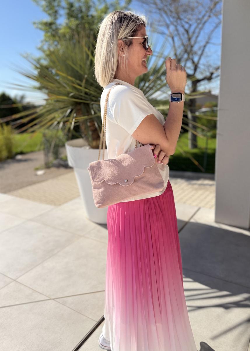 Sac à mains Dora rose