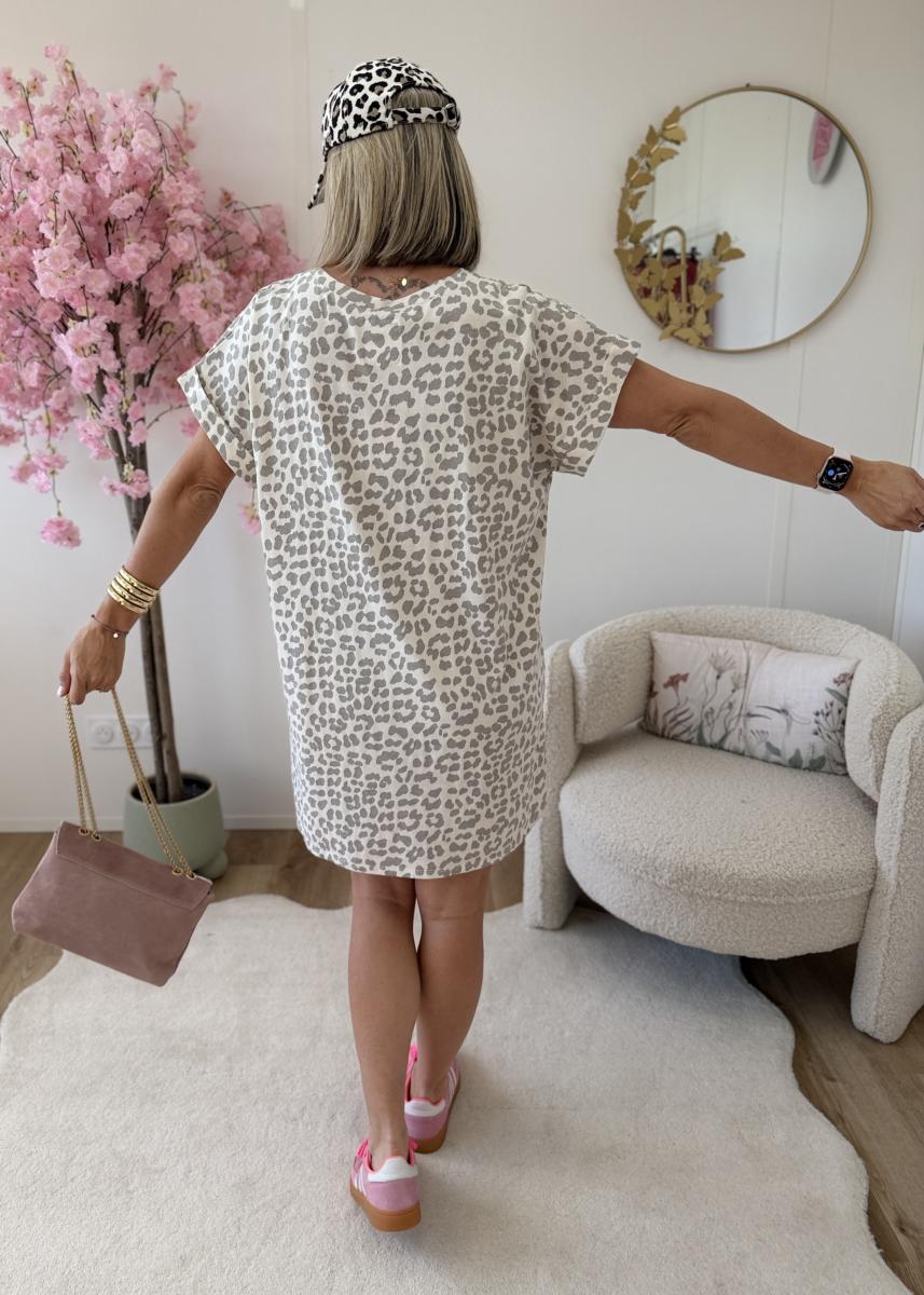 Robe T shirt Lorie ecru