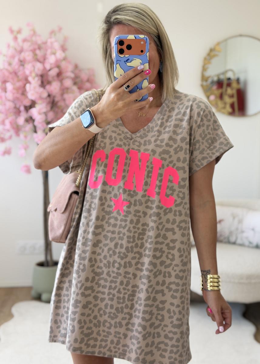 Robe T shirt Lorie taupe