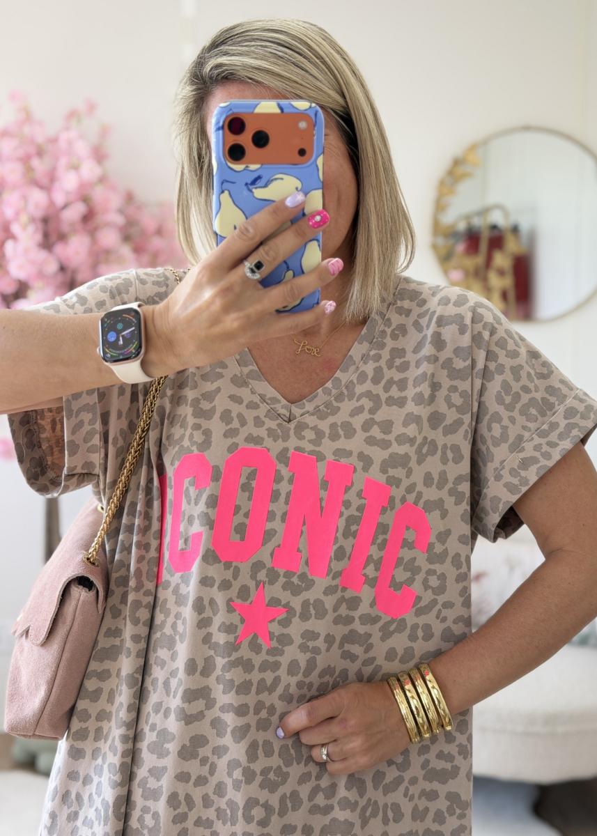 Robe T shirt Lorie taupe