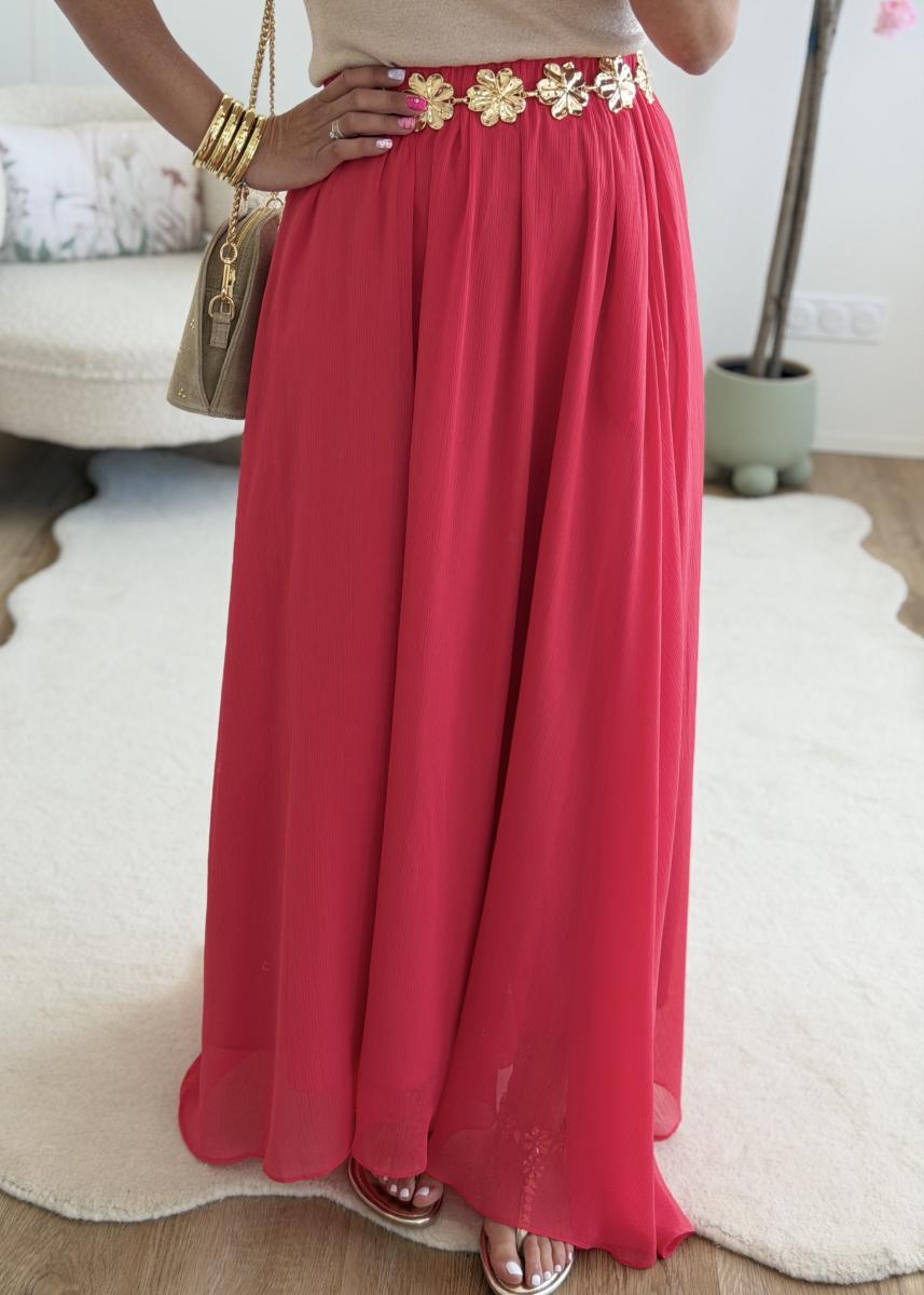 Jupe Heloise corail (taille grand)