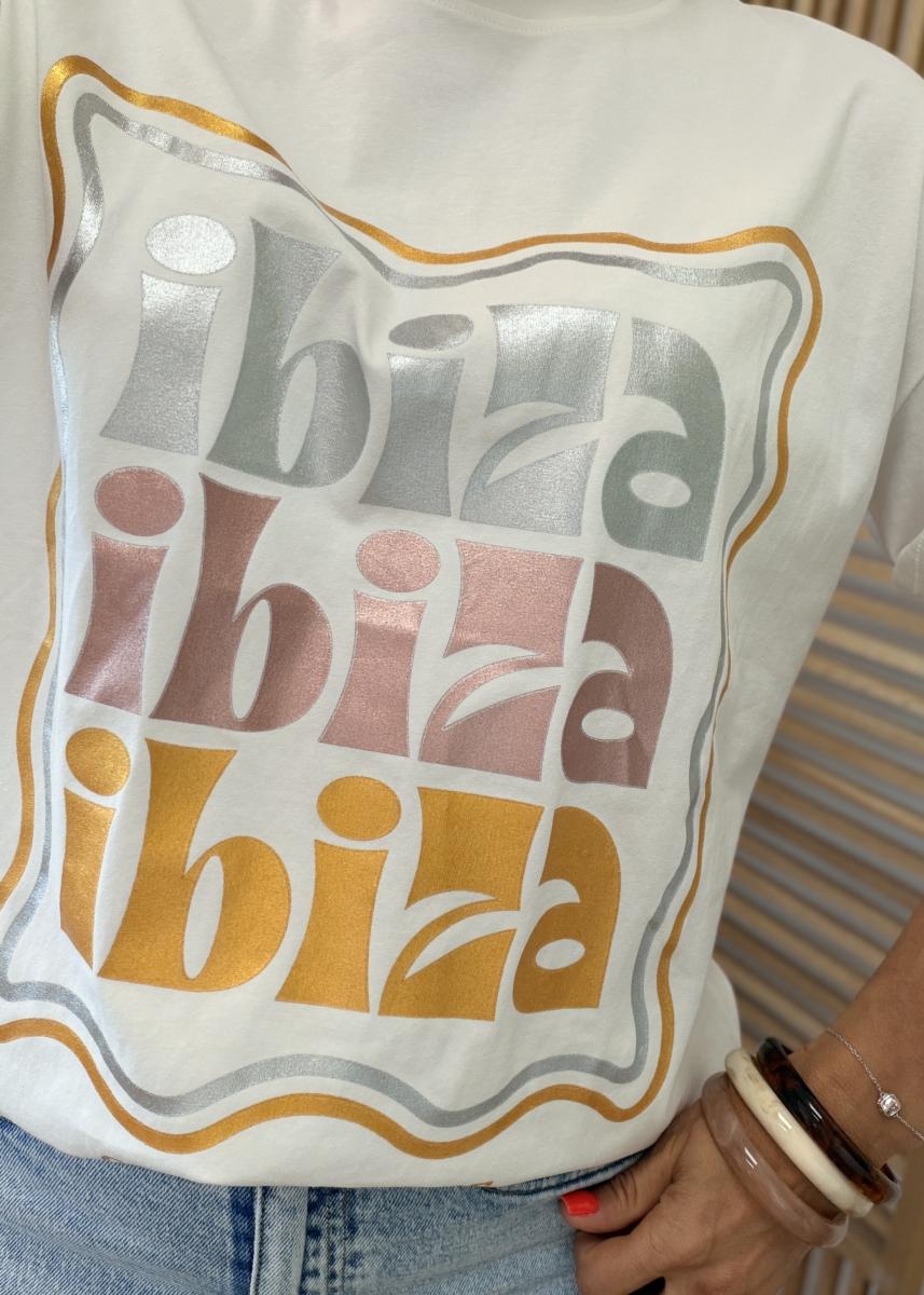 Tee shirt Ibiza blanc
