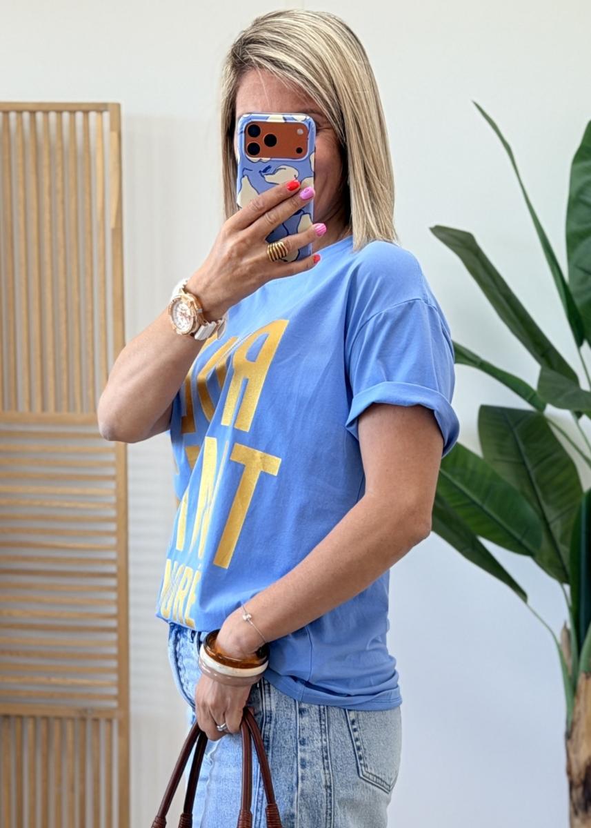 Tee shirt St honore bleu