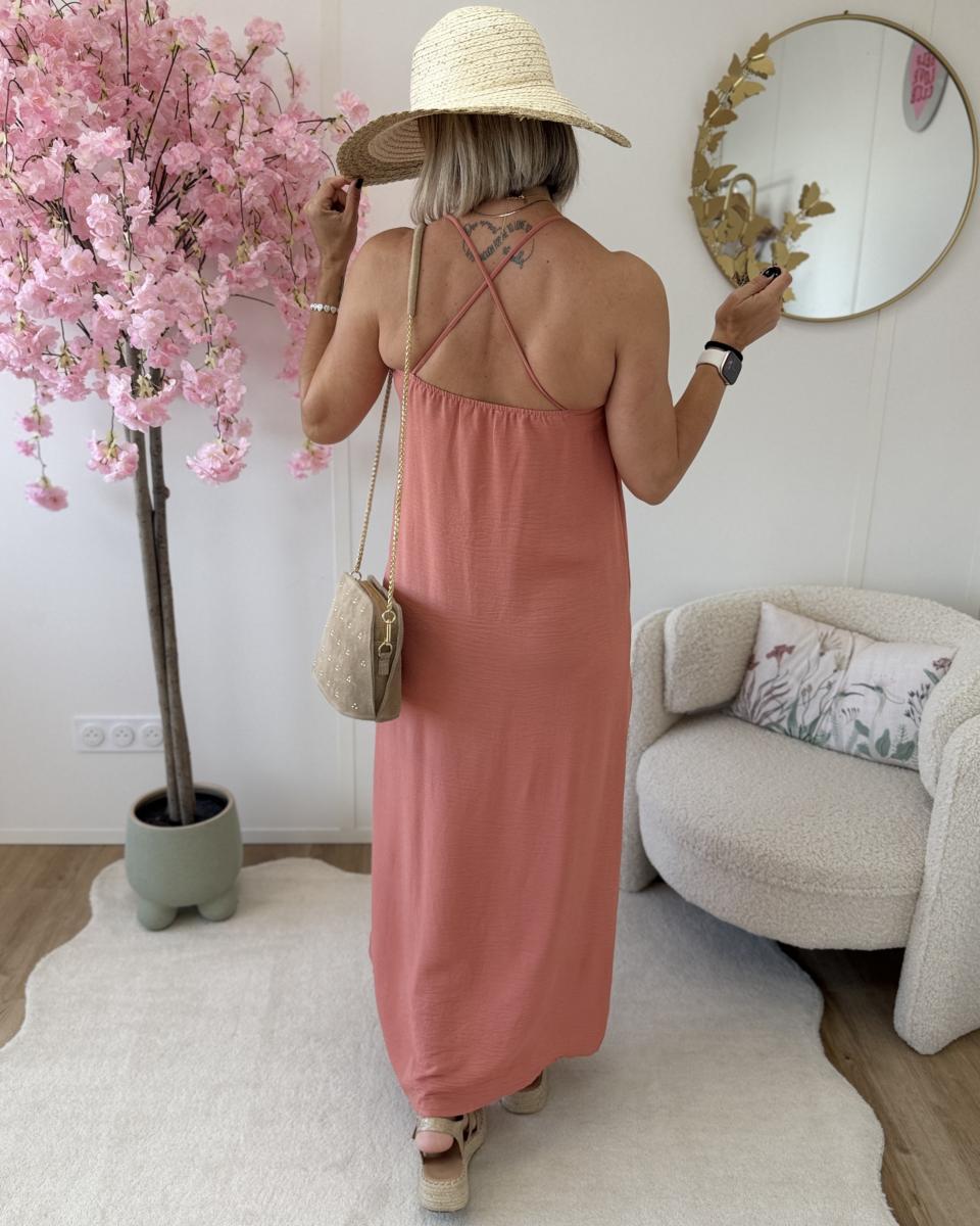 Robe Justine rose