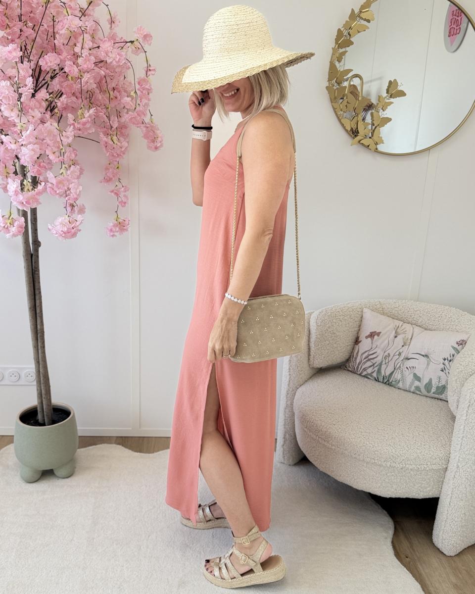 Robe Justine rose