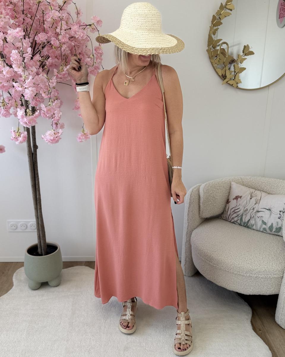 Robe Justine rose
