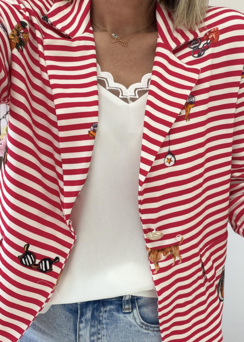 Blazer Tobby rouge