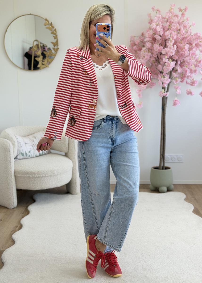 Blazer Tobby rouge