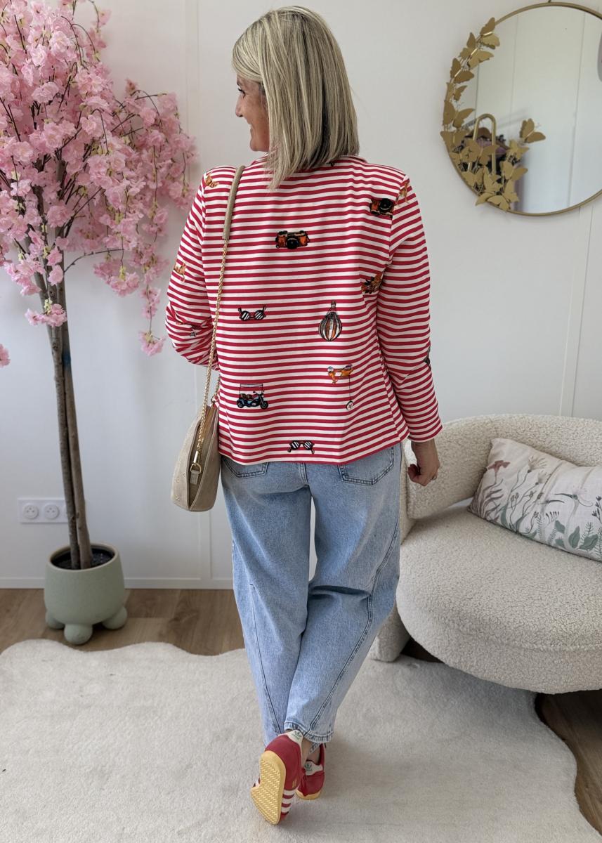 Blazer Tobby rouge
