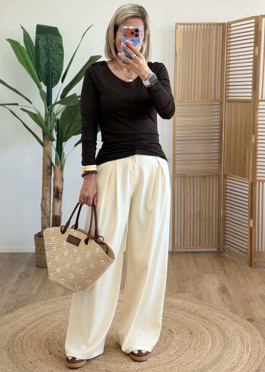 Pantalon Rachel jaune