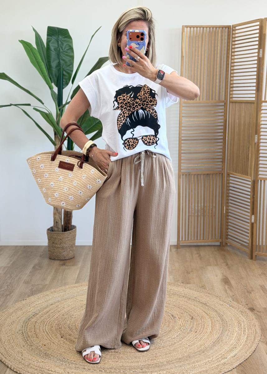 Pantalon Lilou camel
