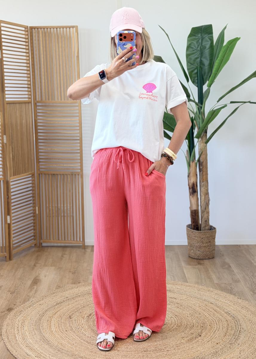Tee shirt Beyond the sea blanc
