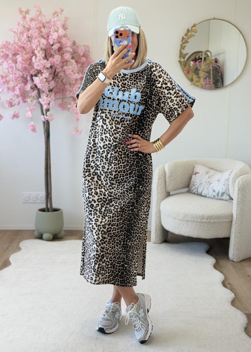 Robe club amour bleue