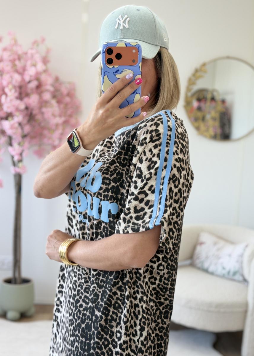 Robe club amour bleue