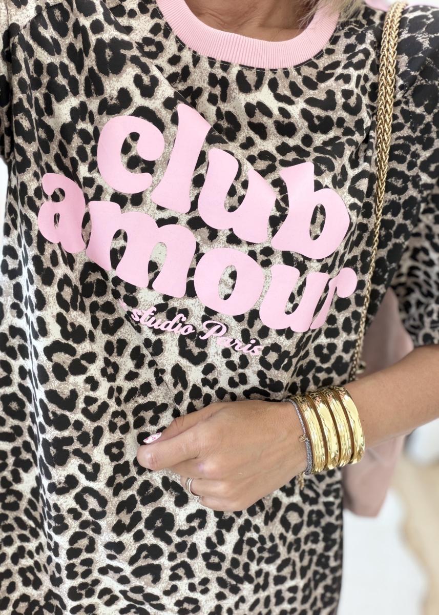 Robe club amour rose
